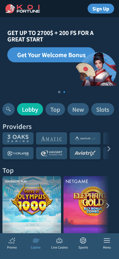 KoiFortunes Casino Mobilversion och Appar - Spela Direkt på Din Enhet KoiFortunes Casino Mobilversion och Appar - Spela Direkt på Din Enhet